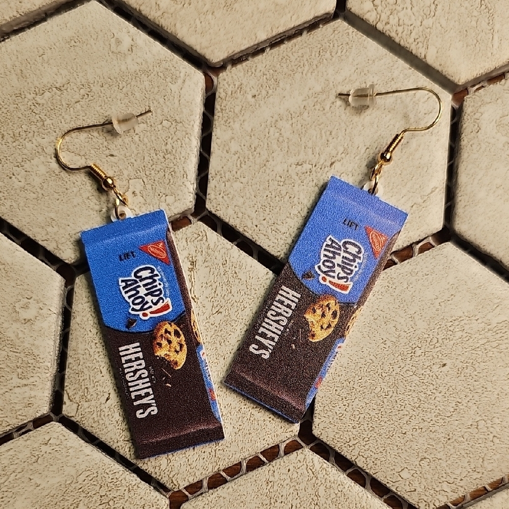 Hershey's Chips Ahoy Earrings
